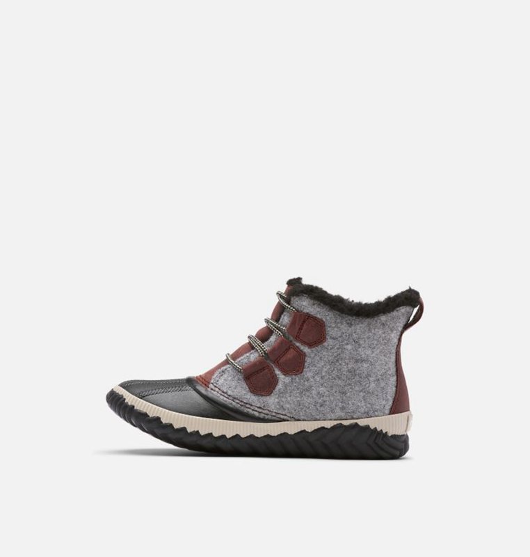 Womens Booties Grey/Black - Sorel Out N About™ Plus Low - 470-RPXYDM